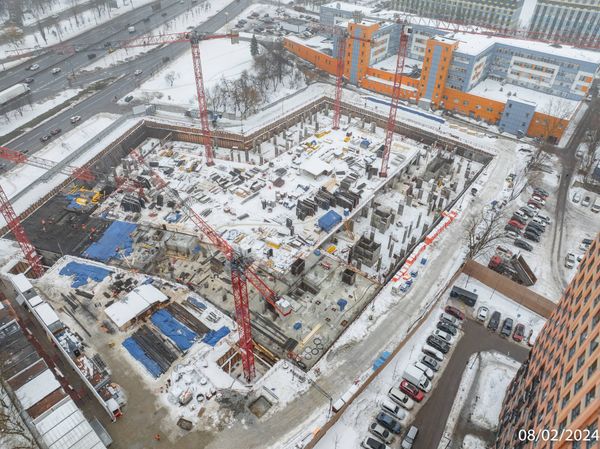 Ход строительства ЖК «Варшавские ворота» за Февраль 2024 г., фото №2