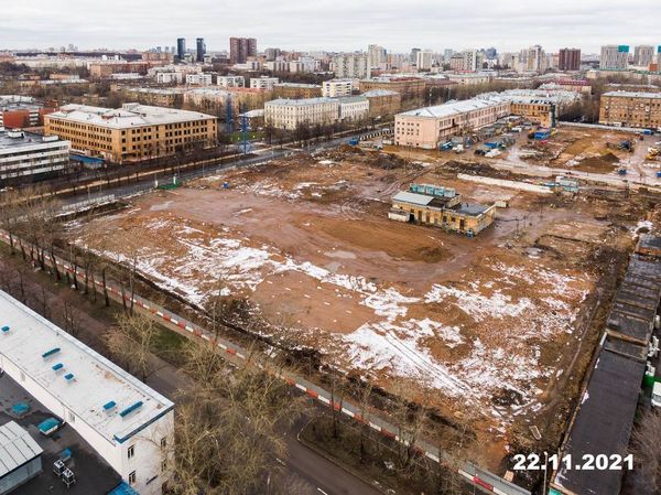 Ход строительства ЖК «Руставели 14» за Ноябрь 2021 г., фото №4
