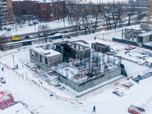Ход строительства ЖК «Большая Академическая 85» за Январь 2021 г., фото №4
