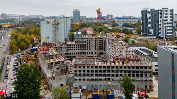 Ход строительства ЖК «Обручева 30» за Октябрь 2024 г., фото №2