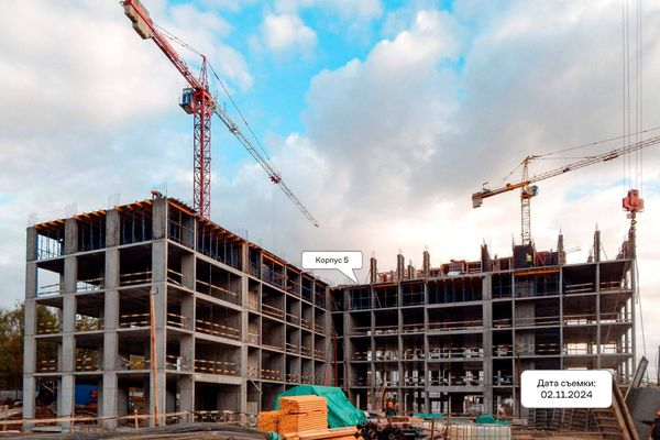 Ход строительства ЖК «Молжаниново» за Ноябрь 2024 г., фото №5