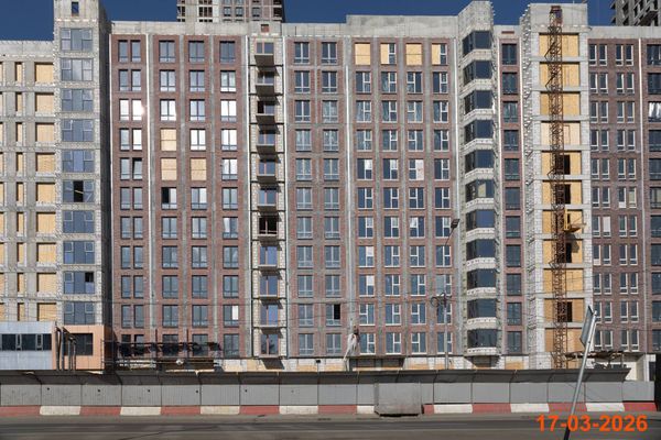 Ход строительства ЖК «Москворечье» за Март 2026 г., фото №3