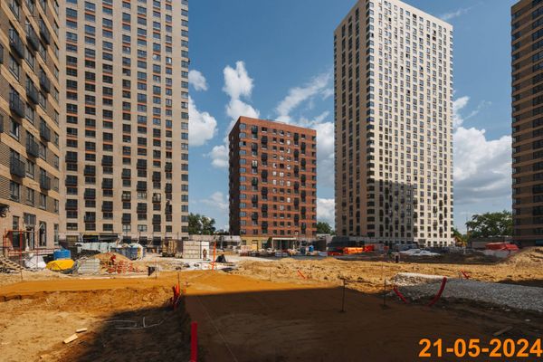 Ход строительства ЖК «Руставели 14» за Май 2024 г., фото №4