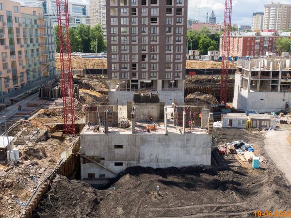 Ход строительства ЖК «Барклая 6» за Июнь 2022 г., фото №5
