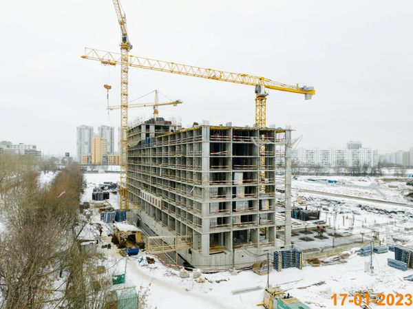 Ход строительства ЖК «Алтуфьевское 53» за Январь 2023 г., фото №4