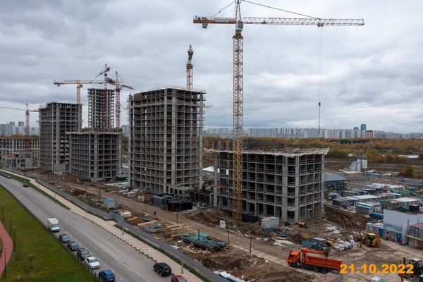 Ход строительства ЖК «Холланд парк» за Октябрь 2022 г., фото №5