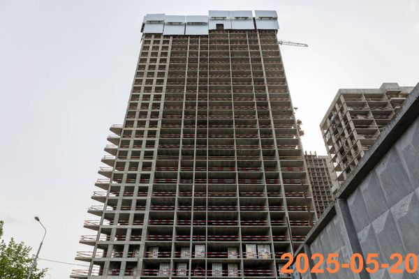 Ход строительства ЖК «Москворечье» за Май 2025 г., фото №4