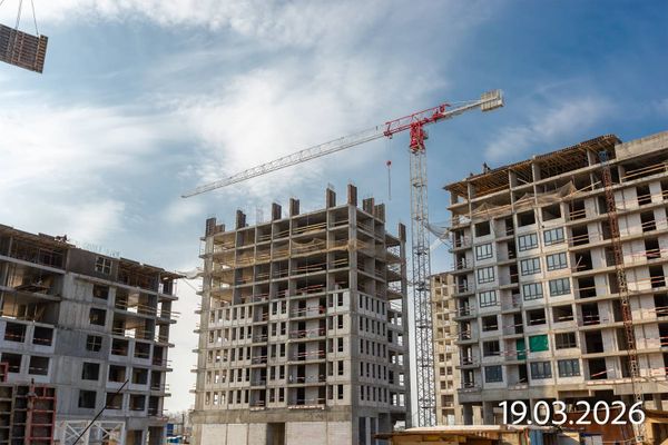 Ход строительства ЖК «Деснаречье» за Март 2026 г., фото №2