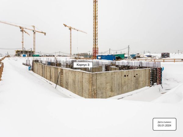 Ход строительства ЖК «Подольские Кварталы» за Январь 2024 г., фото №5