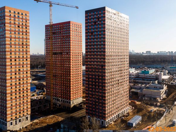 Ход строительства ЖК «Сигнальный 16» за Март 2022 г., фото №3