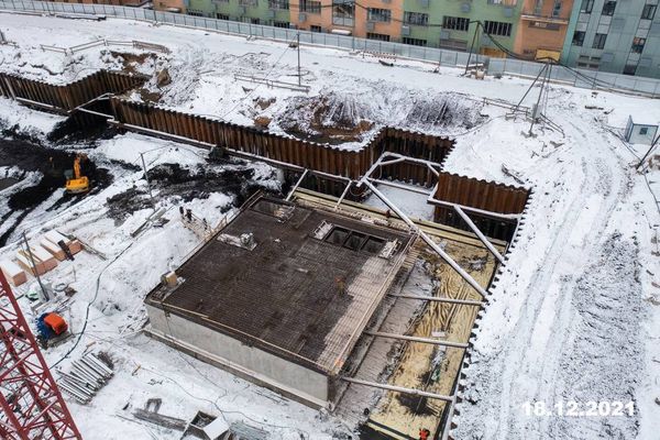 Ход строительства ЖК «Барклая 6» за Декабрь 2021 г., фото №4