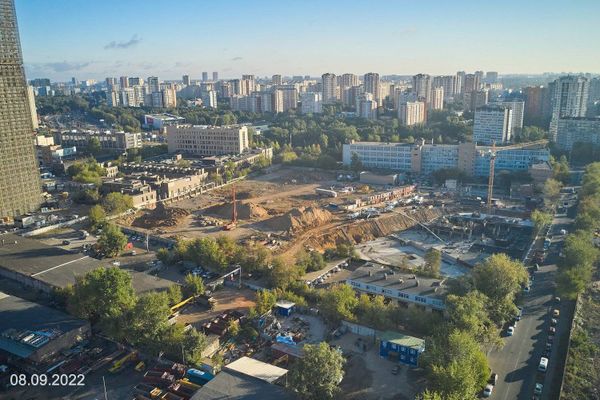 Ход строительства ЖК «Дмитровское небо» за Сентябрь 2022 г., фото №4