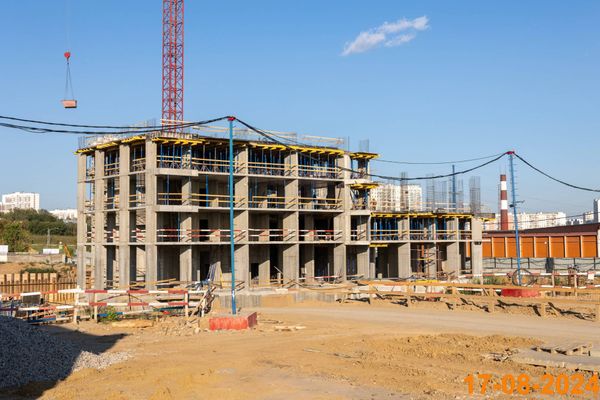 Ход строительства ЖК «Москворечье» за Август 2024 г., фото №4