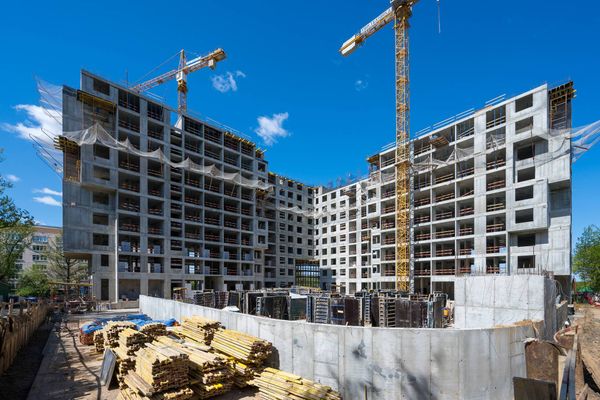 Ход строительства ЖК «ЭвоПарк Сокольники» за Май 2025 г., фото №4
