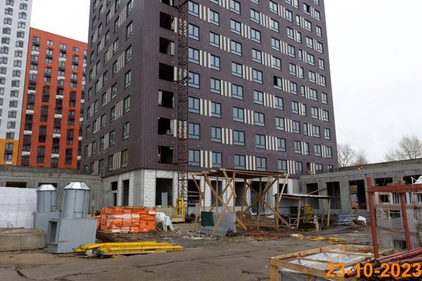 Ход строительства ЖК «Волжский парк» за Октябрь 2023 г., фото №5