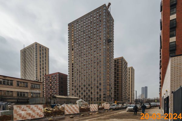 Ход строительства ЖК «Руставели 14» за Март 2024 г., фото №2