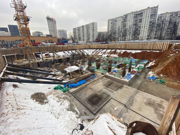 Ход строительства ЖК «Наметкин Тауэр» за Январь 2023 г., фото №2