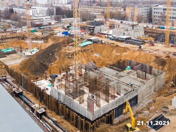 Ход строительства ЖК «Кронштадтский 9» за Ноябрь 2021 г., фото №4