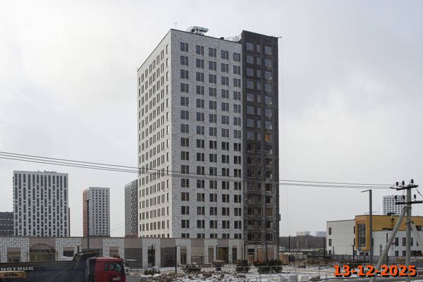 Ход строительства ЖК «Саларьево парк» за Декабрь 2025 г., фото №2