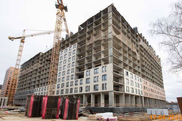 Ход строительства ЖК «Середневский лес» за Апрель 2023 г., фото №5