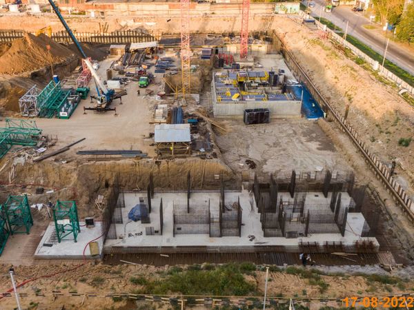 Ход строительства ЖК «Руставели 14» за Август 2022 г., фото №4