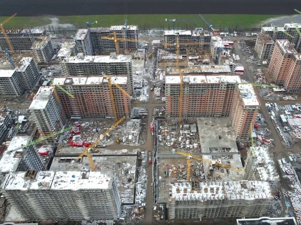 Ход строительства ЖК «Самолёт» за Январь 2024 г., фото №2