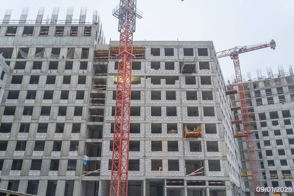 Ход строительства ЖК «Варшавские ворота» за Январь 2025 г., фото №4