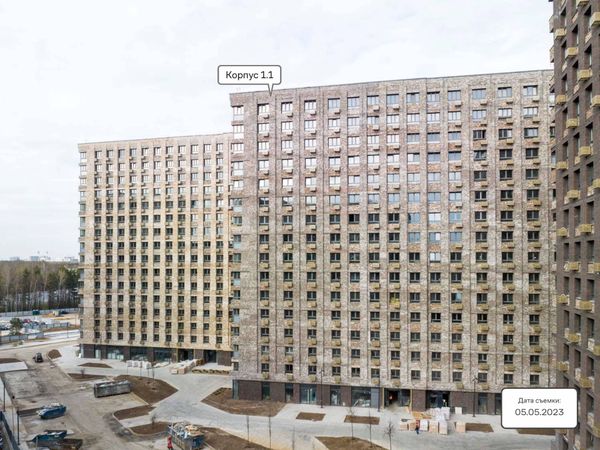 Ход строительства ЖК «Тропарево Парк» за Май 2023 г., фото №2