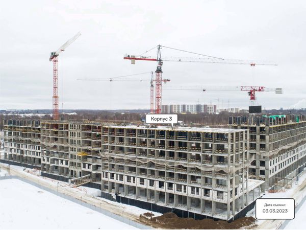 Ход строительства ЖК «Молжаниново» за Март 2023 г., фото №5