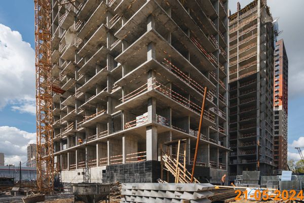 Ход строительства ЖК «Кутузовский квартал» за Май 2024 г., фото №3