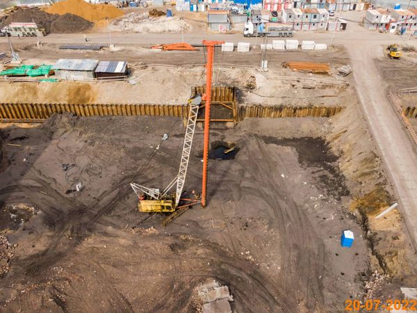 Ход строительства ЖК «Барклая 6» за Июль 2022 г., фото №3