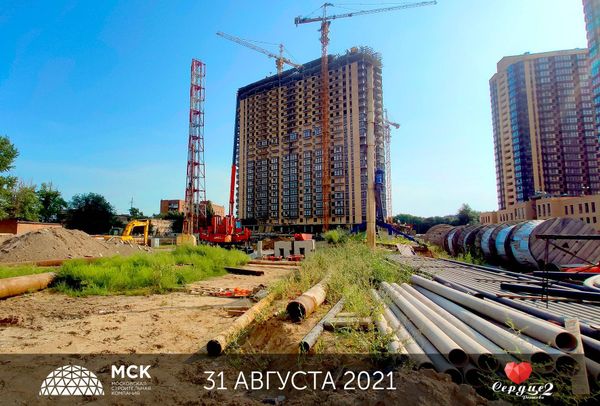 Ход строительства ЖК «Сердце Ростова 2» за Сентябрь 2021 г., фото №5