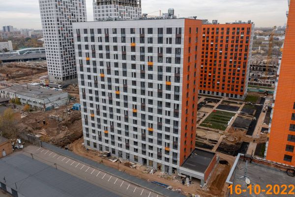 Ход строительства ЖК «Амурский парк» за Октябрь 2022 г., фото №2