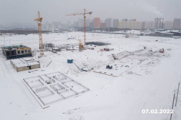 Ход строительства ЖК «Никольские луга» за Февраль 2022 г., фото №2