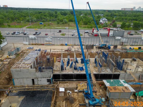 Ход строительства ЖК «Юнино» за Май 2023 г., фото №3