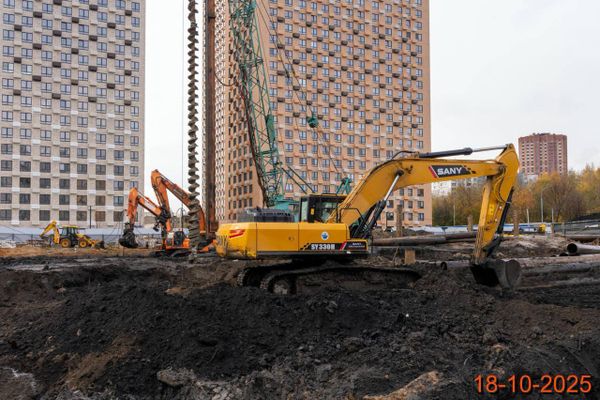 Ход строительства ЖК «Алтуфьевское 53» за Октябрь 2025 г., фото №3