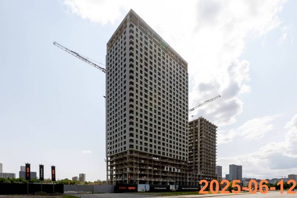 Ход строительства ЖК «2-й Иртышский» за Июнь 2025 г., фото №5