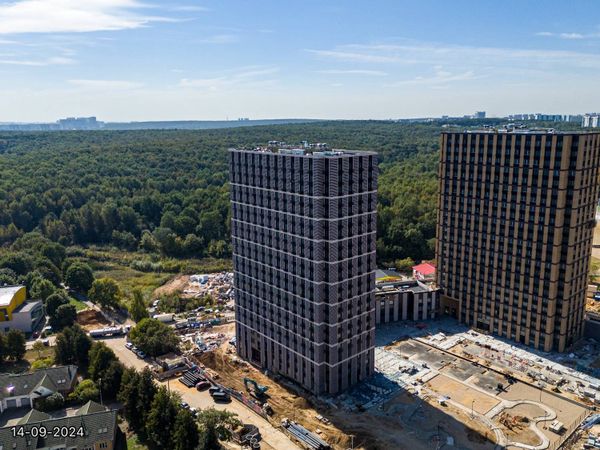 Ход строительства ЖК «Парксайд» за Сентябрь 2024 г., фото №4