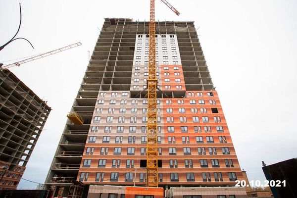 Ход строительства ЖК «Второй Нагатинский» за Октябрь 2021 г., фото №5