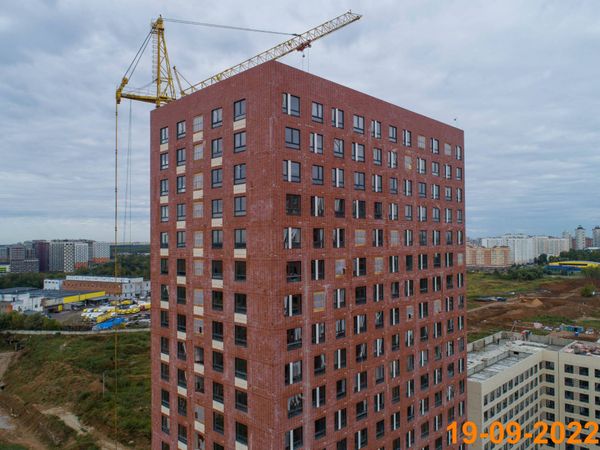 Ход строительства ЖК «Зелёный парк» за Сентябрь 2022 г., фото №5