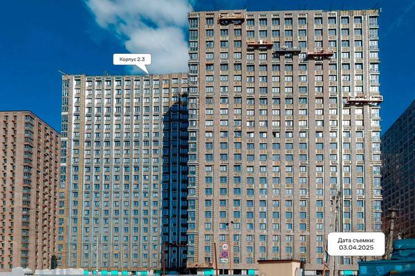 Ход строительства ЖК «Тропарево Парк» за Апрель 2025 г., фото №2