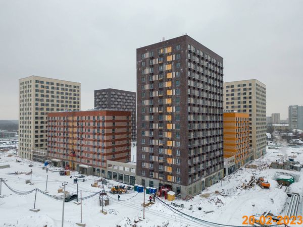 Ход строительства ЖК «Никольские луга» за Февраль 2023 г., фото №4