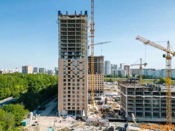 Ход строительства ЖК «Алтуфьевское 53» за Май 2023 г., фото №4