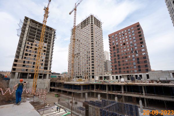 Ход строительства ЖК «Руставели 14» за Сентябрь 2023 г., фото №5