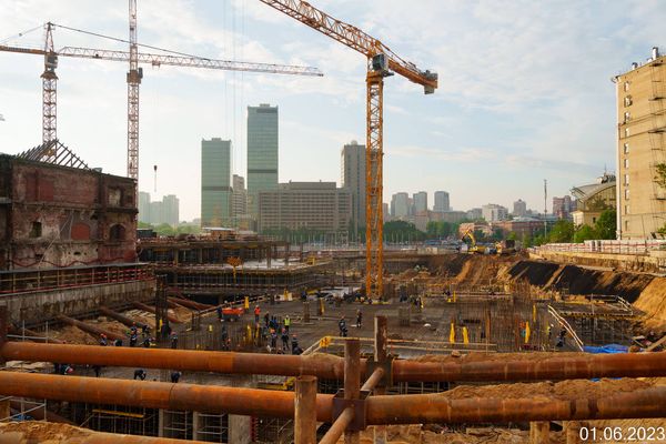 Ход строительства ЖК «Бадаевский» за Июнь 2023 г., фото №2