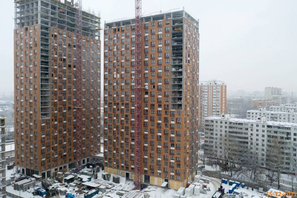 Ход строительства ЖК «Перовское 2» за Декабрь 2021 г., фото №2