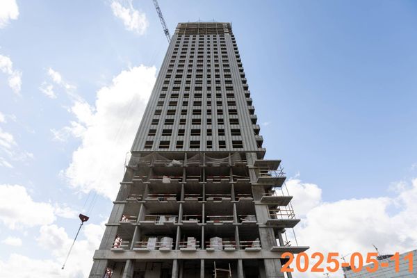 Ход строительства ЖК «2-й Иртышский» за Май 2025 г., фото №5