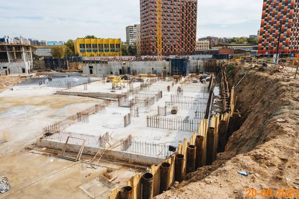 Ход строительства ЖК «Большая Академическая 85» за Сентябрь 2023 г., фото №5