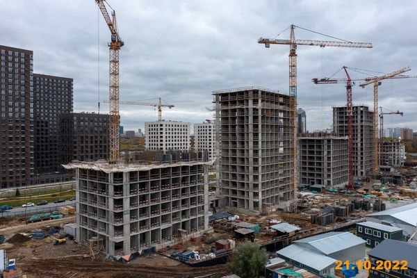 Ход строительства ЖК «Холланд парк» за Октябрь 2022 г., фото №4