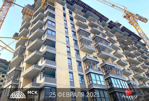 Ход строительства ЖК «Сердце Ростова 2» за Март 2021 г., фото №2